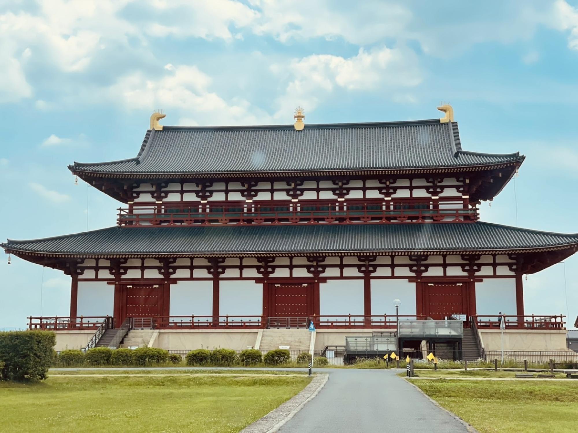 奈良県　平城宮跡歴史公園　　第一次大極殿_画像