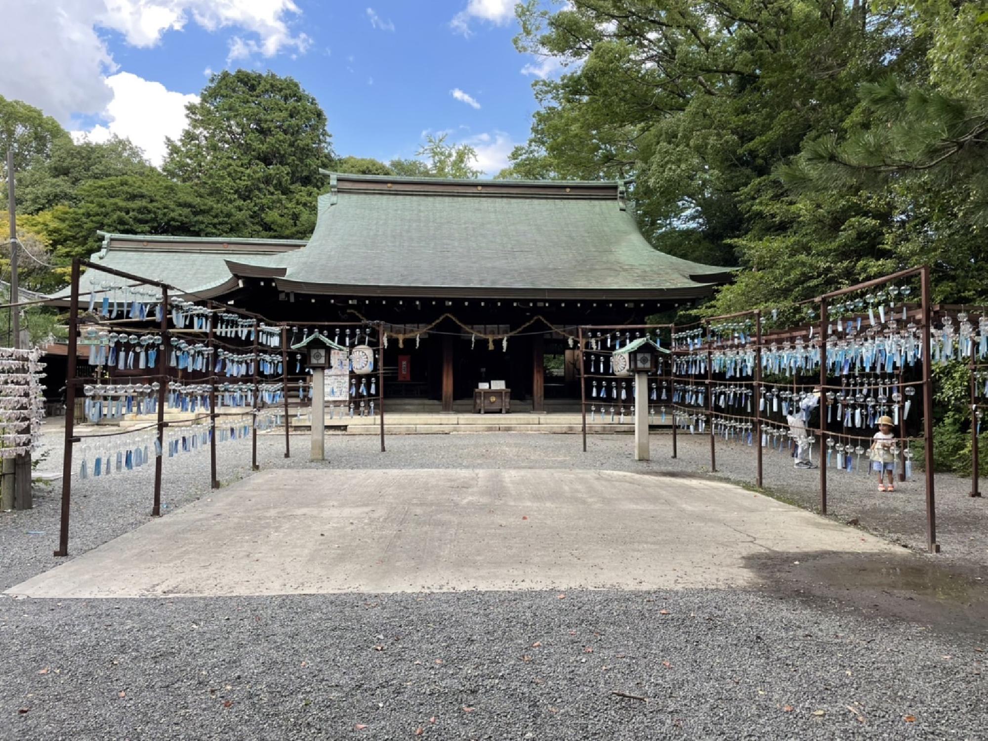  水無瀬神宮の風鈴祭りと離宮の水