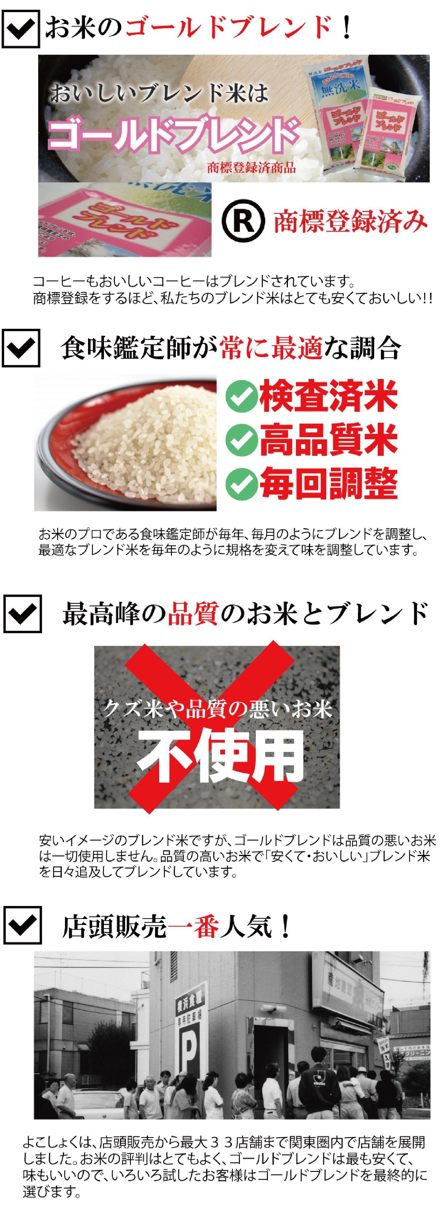 種類で選ぶ ゴールドブレンドゴールドブレンド 30kg ※5kg×6袋【令和3年産】 [送料無料](沖縄・離島は別途必要)普通精米どこよりも美味しく！どこよりも安く！ゆめぴりか  | コシヒカリ お米の通販なら よこしょく