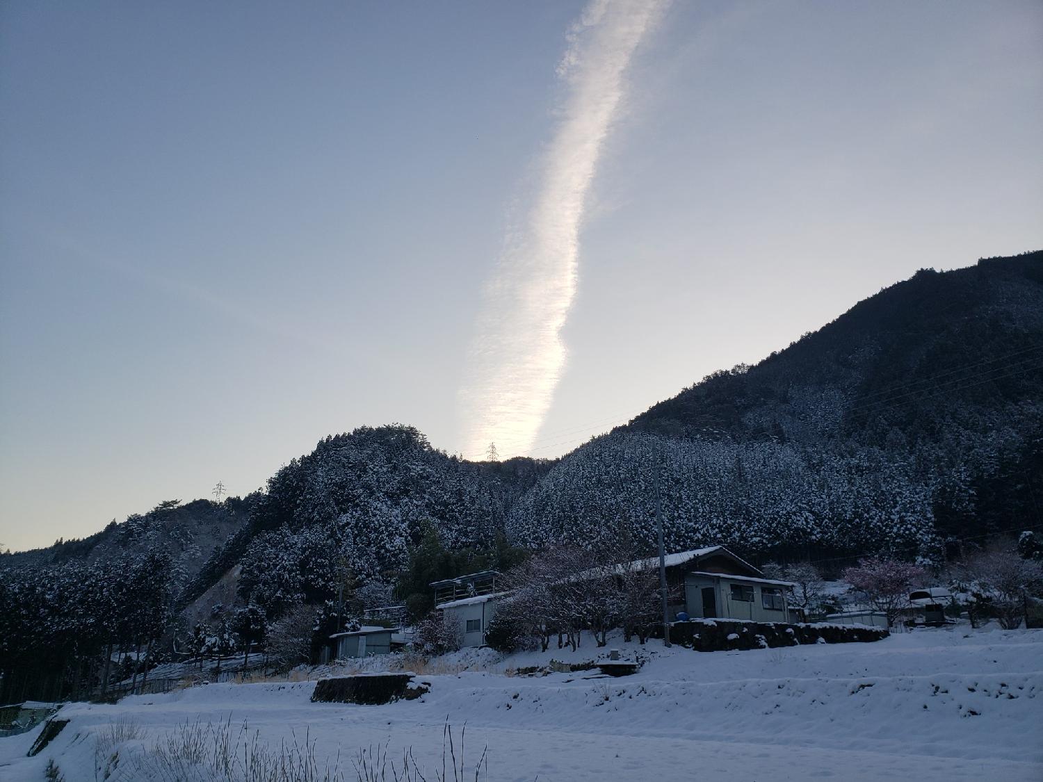 2020/03/17 08:00:00 今朝の里山の風景