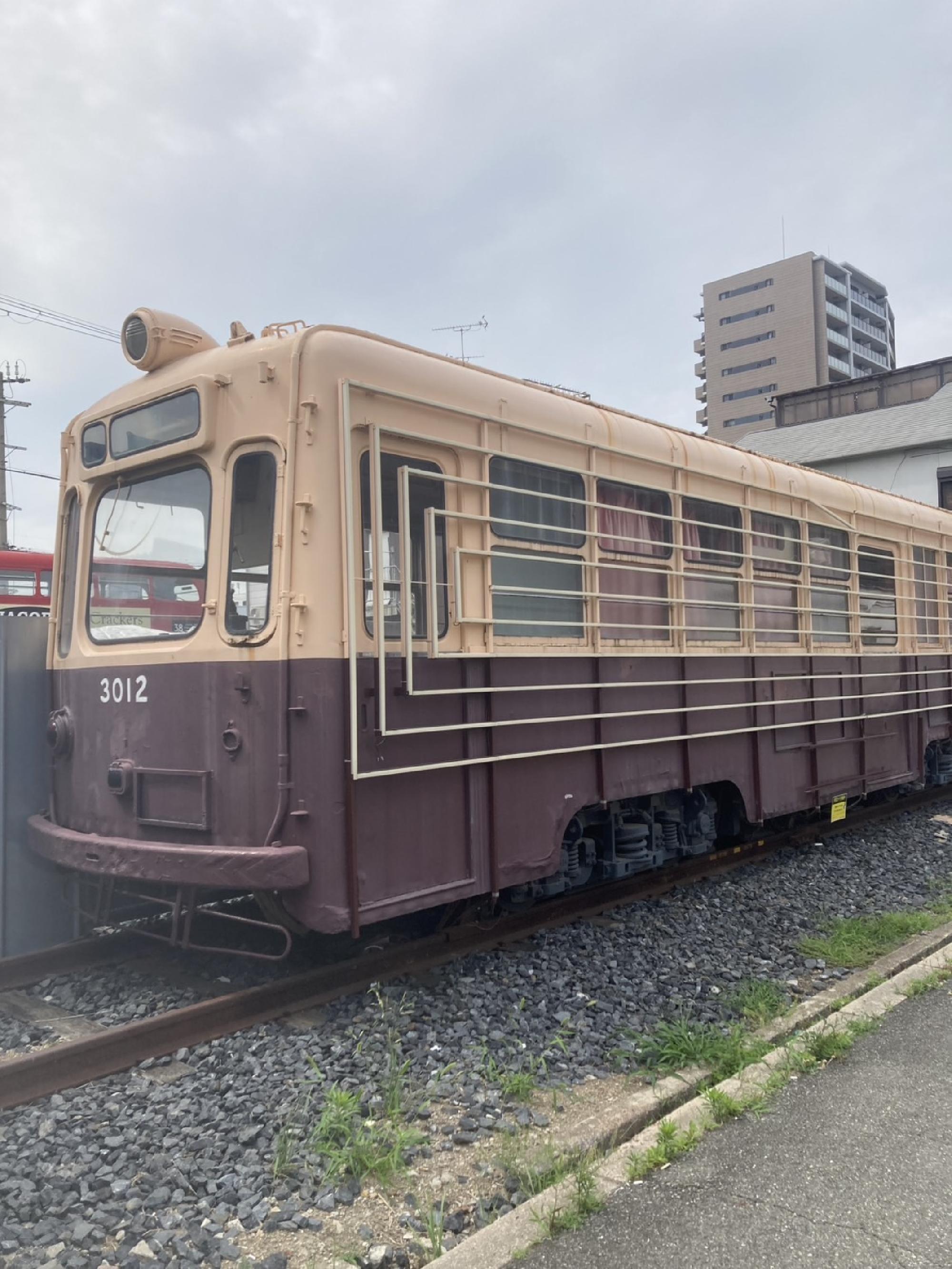 大阪市港区北加賀屋にある大阪市電3001系(3012号車) NO PICT